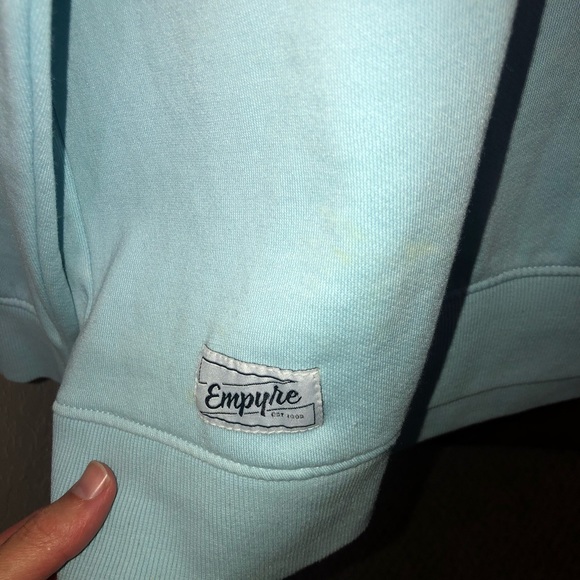 Empyre men’s crew neck sweater Size Large color baby blue - Picture 4 of 4